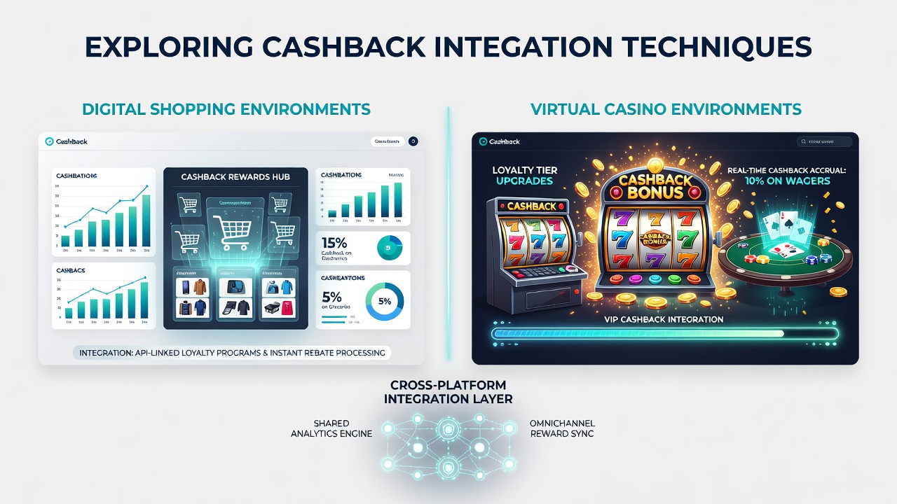 Flow diagram illustrating API connections between retail cashback platforms and casino loyalty engines